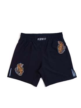 MANTO TIGERS FIGHT SHORTS-black